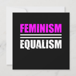 Feminismus Gleichheit Gleichberechtigung Feministi Einladung