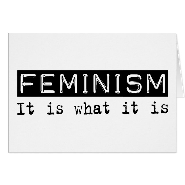 Feminismus ist es (Vorderseite (Horizontal))