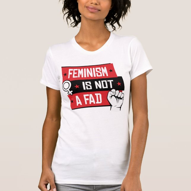 FEMINISMUS IST KEIN FADEN T-Shirt (Vorderseite)