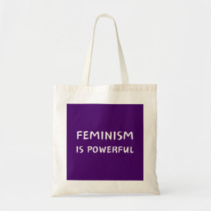 Feminismus ist mächtig - Totbeutel Tragetasche