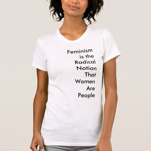 Feminismus-Jersey-T - Shirt (Vorderseite)