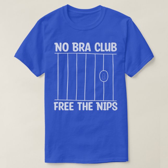Feminismus Kein Bra Club Free The Nips1300 T-Shirt (Design vorne)