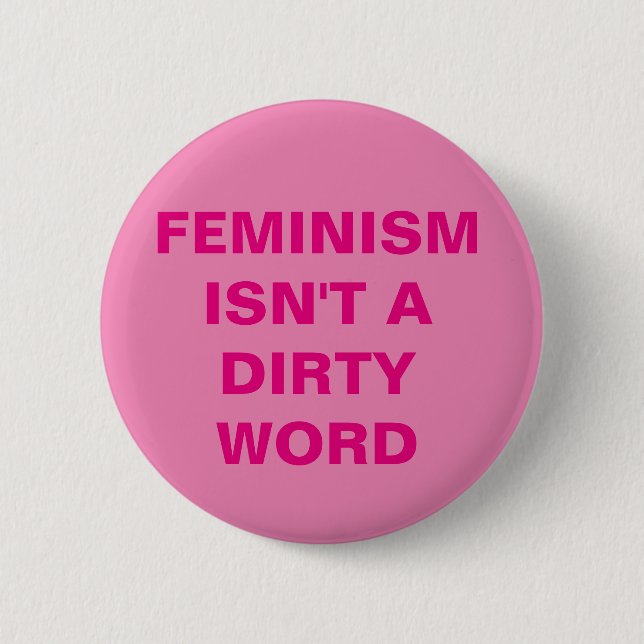 Feminismus-Knopf Button (Vorderseite)