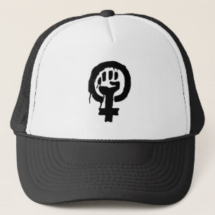 Feminismus-Logo-Hut Truckerkappe