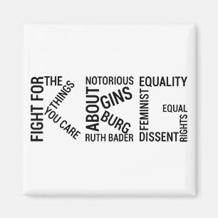 Feminismus, Notorious RBG, Ruth Bader Ginsburg, RG Magnet