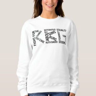 Feminismus, Notorious RBG, Ruth Bader Ginsburg, RG Sweatshirt