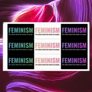 Feminismus Sticker Set - kühne Stimmen