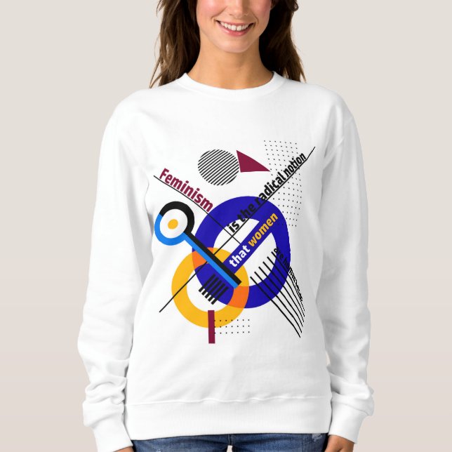 Feminismus Sweatshirt (Vorderseite)