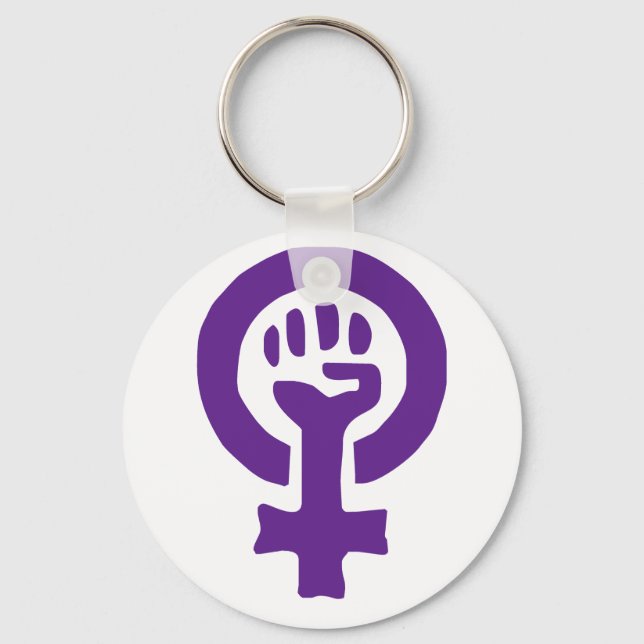 Feminismus-Symbol Schlüsselanhänger (Vorderseite)