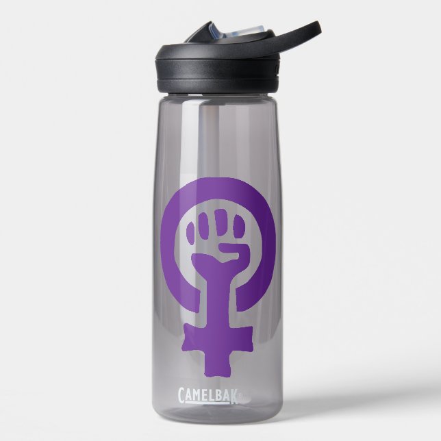 Feminismus-Symbol Trinkflasche (Links)