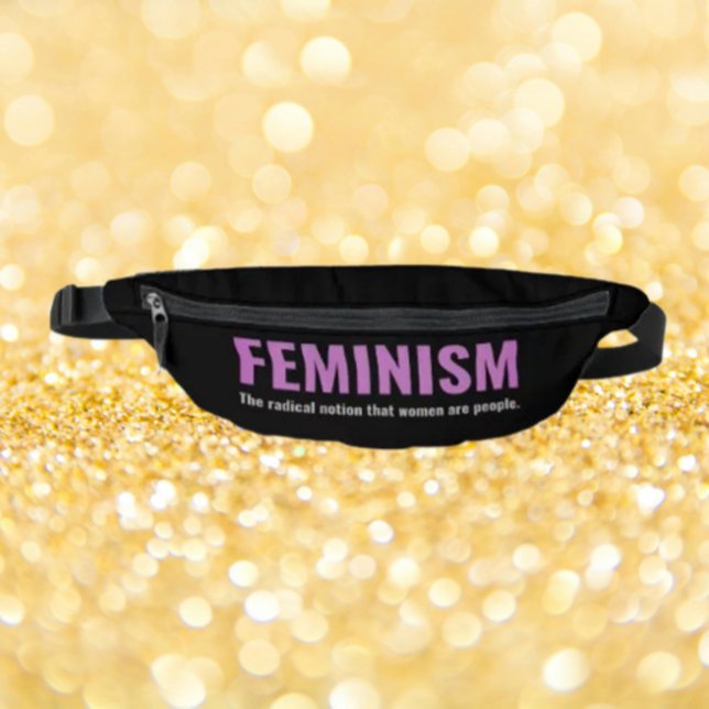 Feminismus unterwegs - Statement Fanny Pack Bauchtasche (Von Creator hochgeladen)