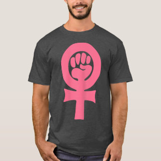 Feminismus Venus Klenched Faust Symbol Frauenrecht T-Shirt