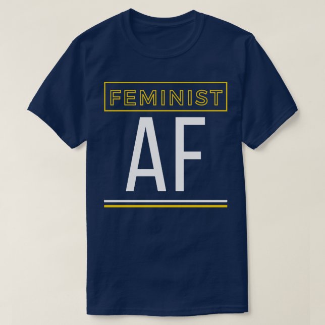 Feminist af3 T-Shirt (Design vorne)