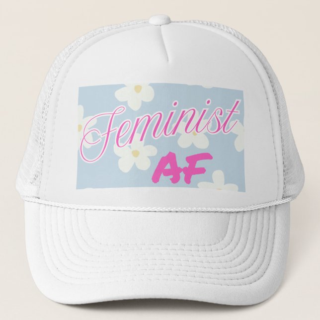 Feminist AF-Baseball-Hut Truckerkappe (Vorderseite)