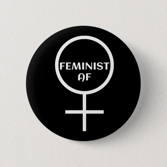FEMINIST AF BUTTON (Vorderseite)