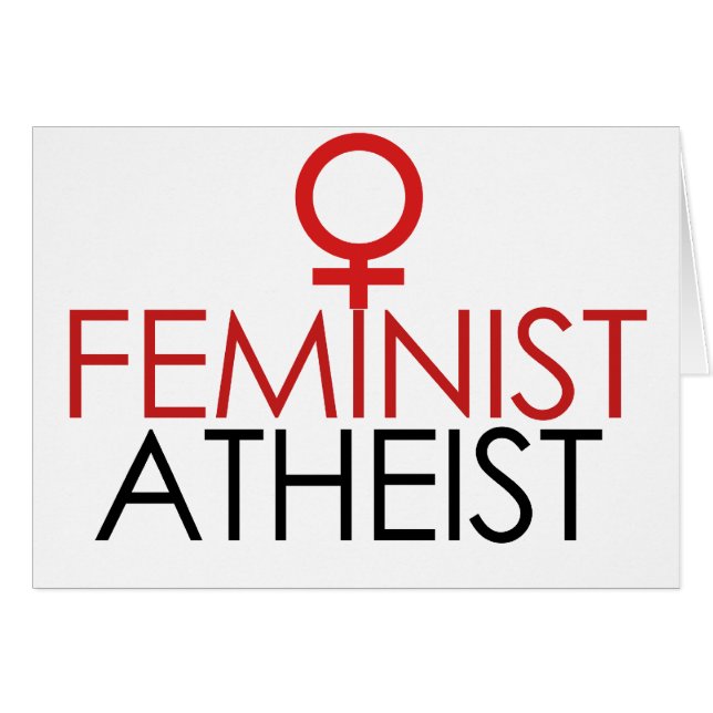 Feminist Atheist (Vorderseite (Horizontal))