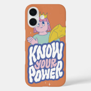 Feminist Cartoon Girl iPhone 16 Hülle