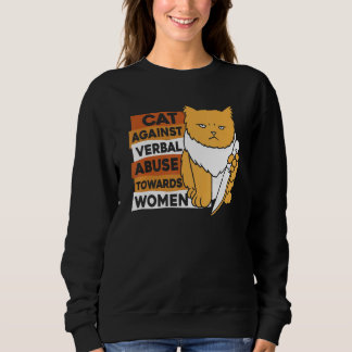 Feminist Feline Equality Women s Rights  Feminism  Sweatshirt
