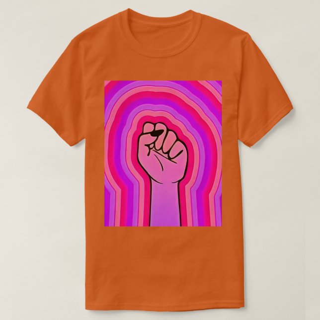 Feminist fist Graphic T-Shirt (Design vorne)