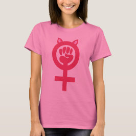 Feminist Fist Pink Pussy Power Frauenfeind März T-Shirt