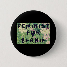 Feminist für Bernie-Sandpapierschleifmaschinen Button