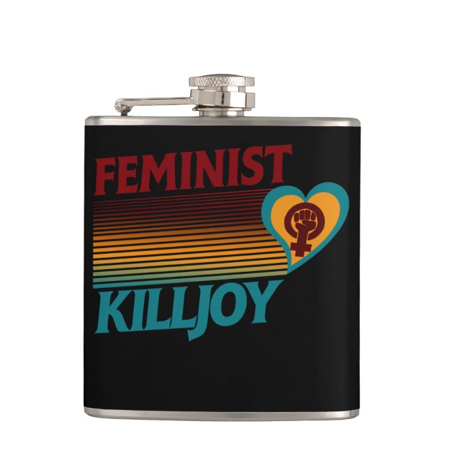 Feminist KILLJOY Flachmann (Vorderseite)