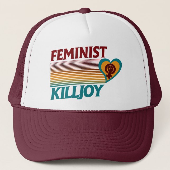 Feminist KILLJOY Truckerkappe (Vorderseite)
