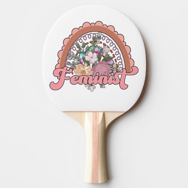 Feminist Ping Pong Paddle Tischtennis Schläger (Vorderseite)