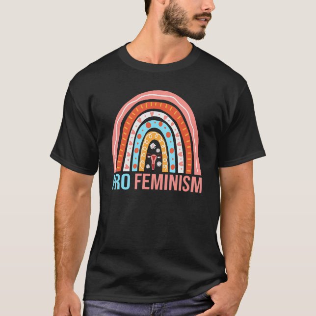 Feminist Pro Feminism Gender Equality Empowering W T-Shirt (Vorderseite)