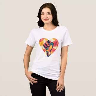 Feminist Raised Faust Heart T - Shirt