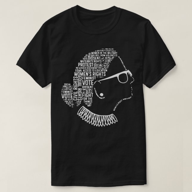 Feminist RBG Speak Your Mind Even If Your Voice Sh T-Shirt (Design vorne)