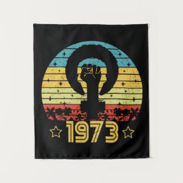 Feminist Roe / Wade Rights 1973 Wandteppich
