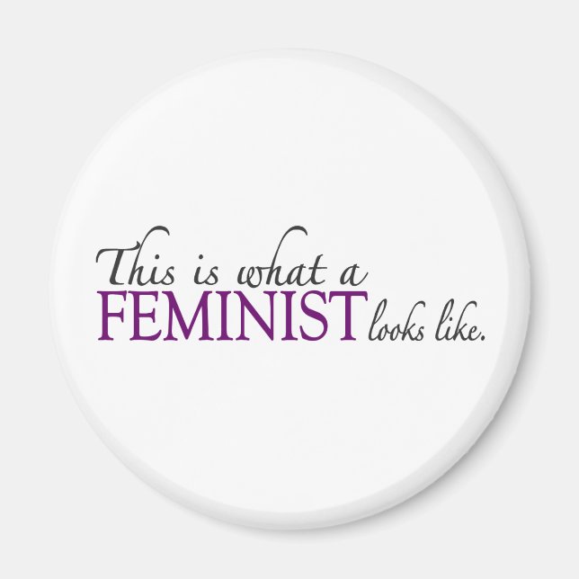Feminist sieht aus wie magnet (Vorne)