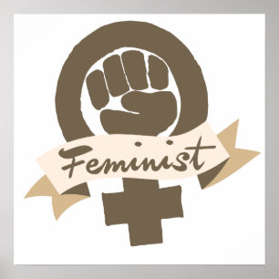 Feminist symbol poster