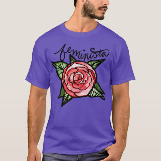 Feminista Rote Rose Feminist Art Feminism1924  T-Shirt