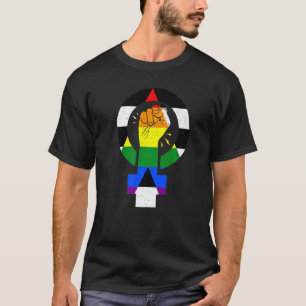 Feministenflagge mit glatter Allianz T-Shirt