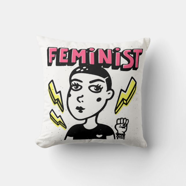 Feminister Pop Kissen (Vorderseite)