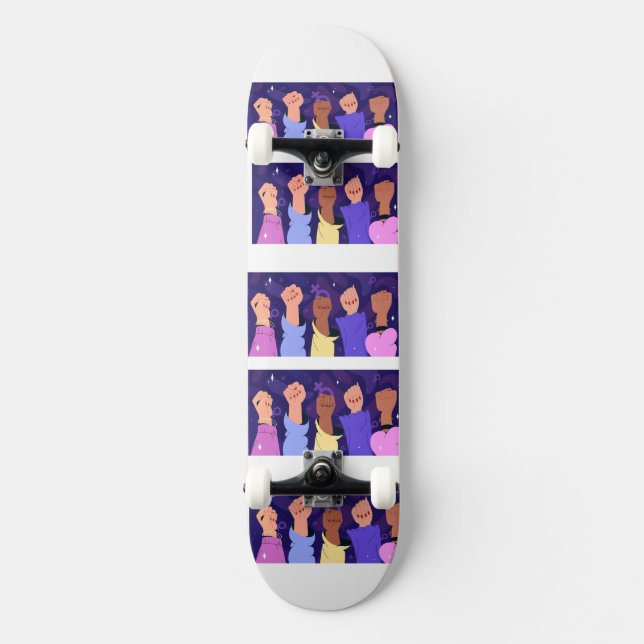 Feministerdeck Skateboard (Vorderseite)