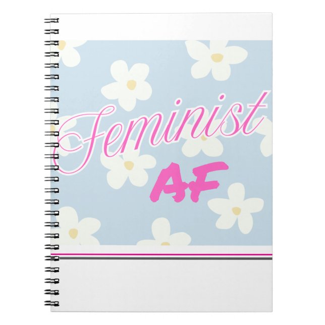 Feministin AF Notizblock (Vorderseite)