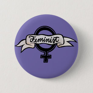 Feministin Button