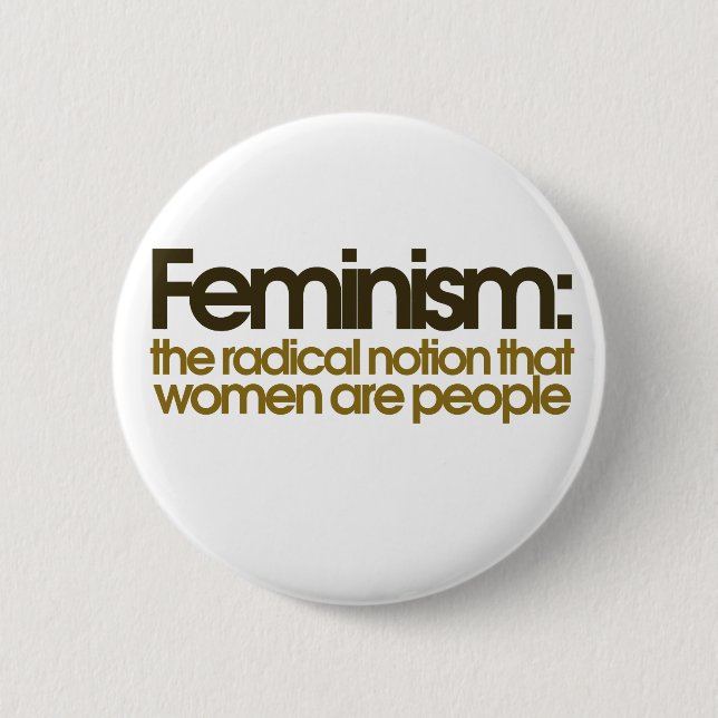 Feministin Definition Button (Vorderseite)