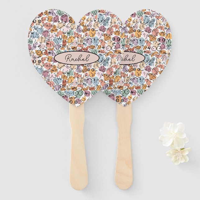 Feministin Fächer (Vorne und Hinten)