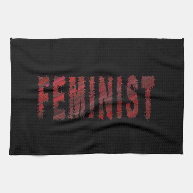 Feministin Geschirrtuch (Horizontal)