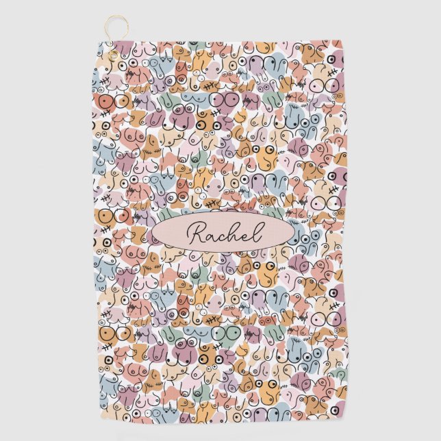 Feministin Golfhandtuch (Vorderseite)