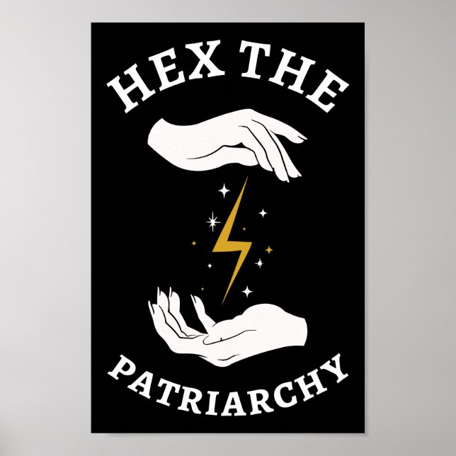 Feministin Hexe - Das Patriarchat I Poster (Vorne)