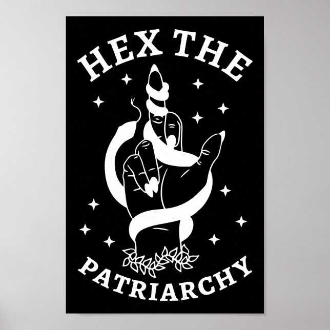 Feministin Hexe - Das Patriarchat III Poster (Vorne)