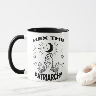 Feministin Hexe, hex the Patriarchat Tasse