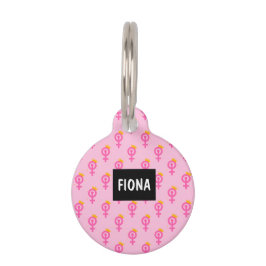 Feministin Pink Haustiermarke