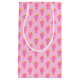 Feministin Pink Kleine Geschenktüte