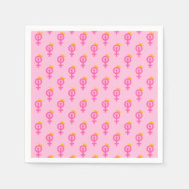 Feministin Pink Serviette